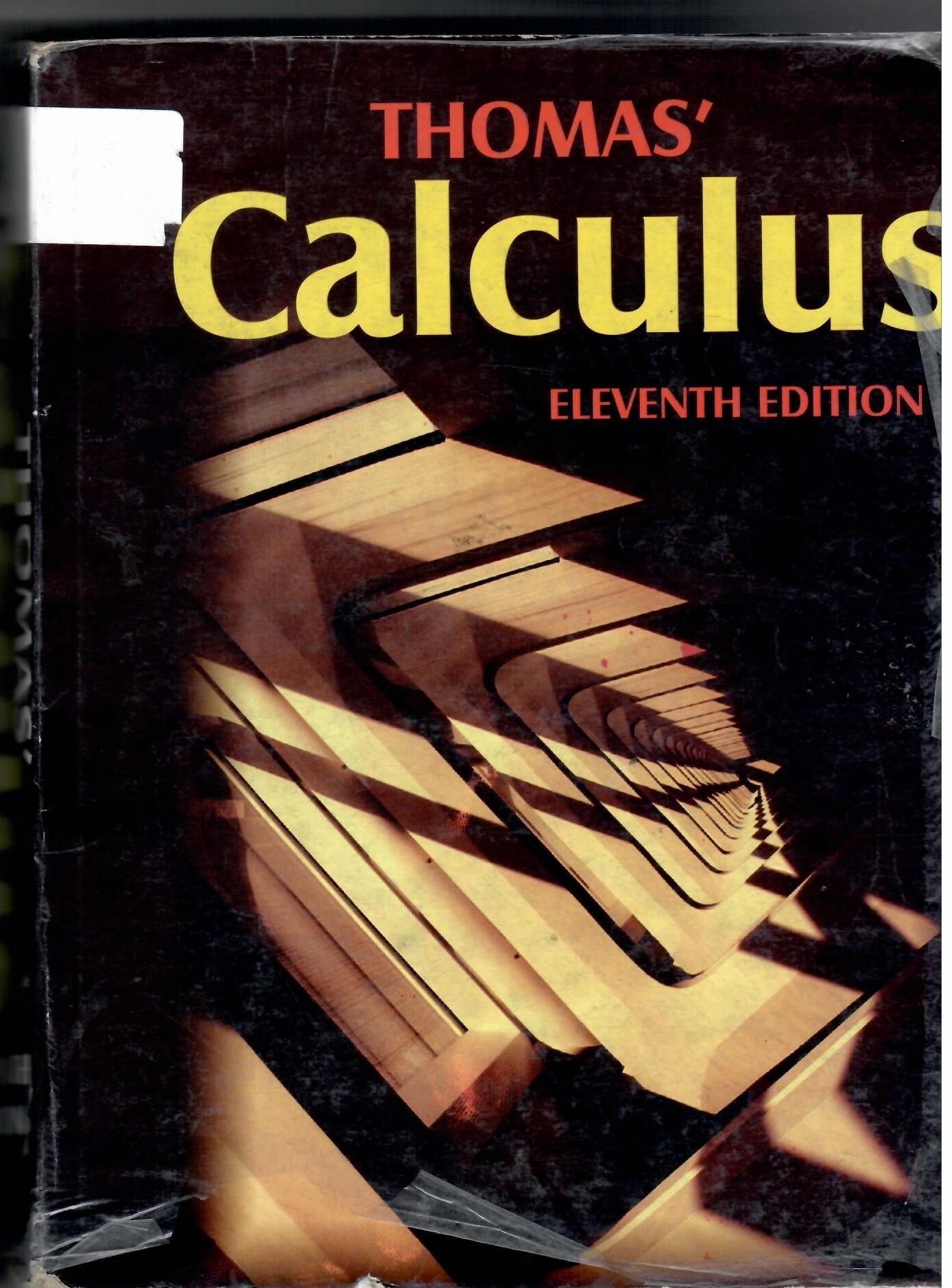 Thomas’ Calculus: Early Transcendentals)